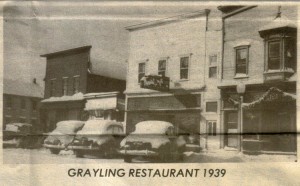 Grayling Restaurant 1939