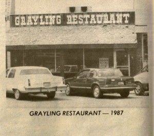 Grayling Restaurant 1987